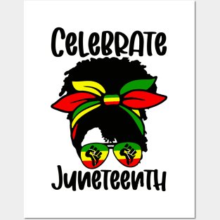 Juneteenth Ancestors Alack African American Flag Pride Posters and Art